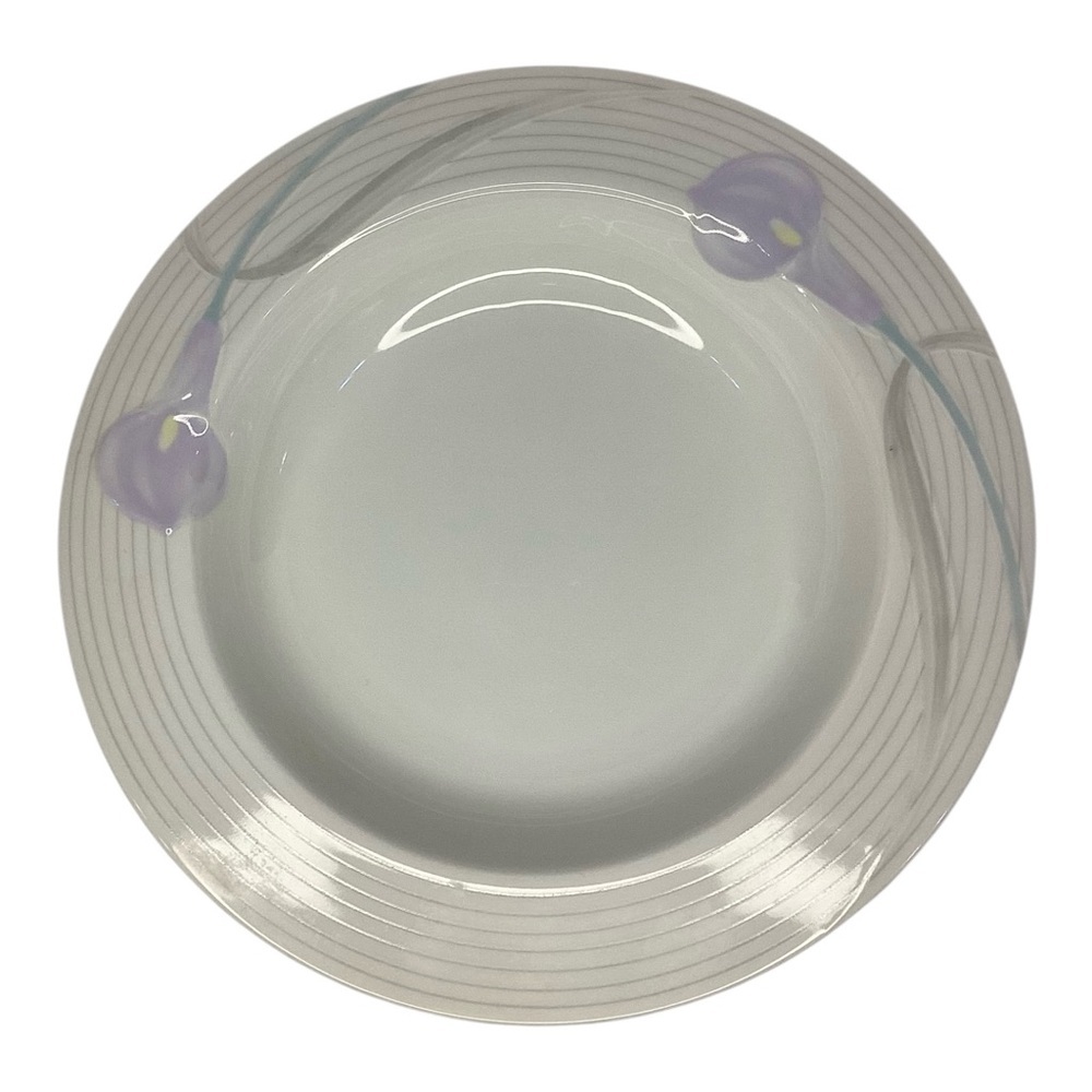 Mikasa Fine China Serenade Lavender Large Rim Soup Bowl - Helena Uglow -…